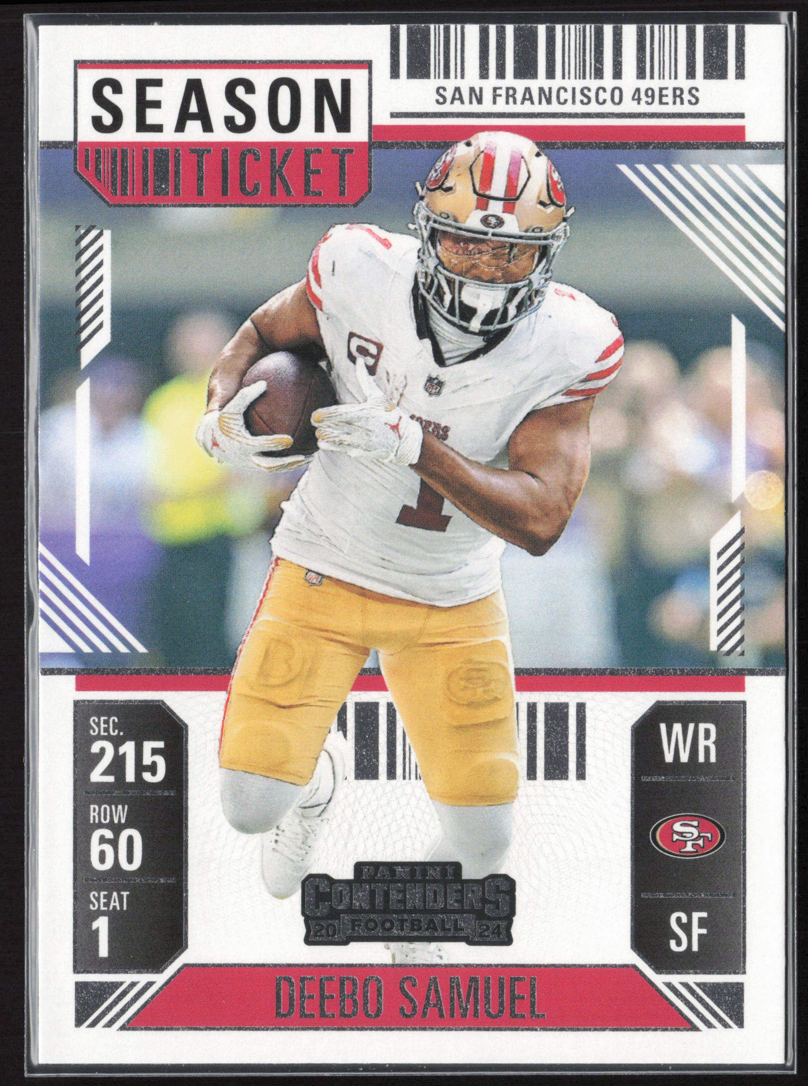 2024 Panini Contenders #87 Deebo Samuel Season Ticket Retail