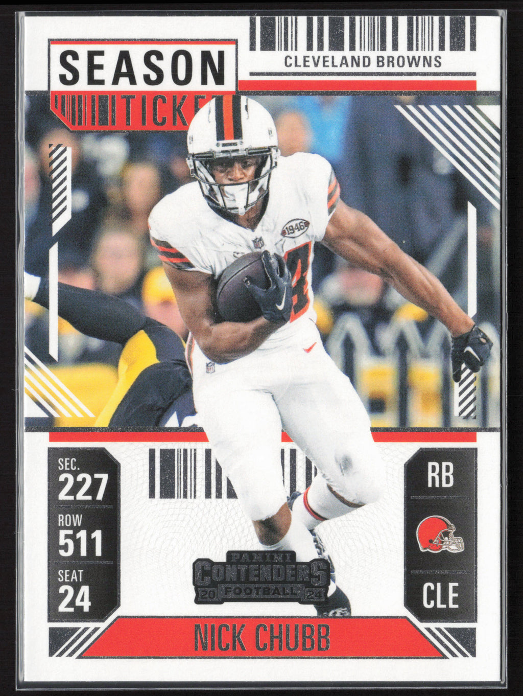 2024 Panini Contenders #23 Nick Chubb Season Ticket Retail