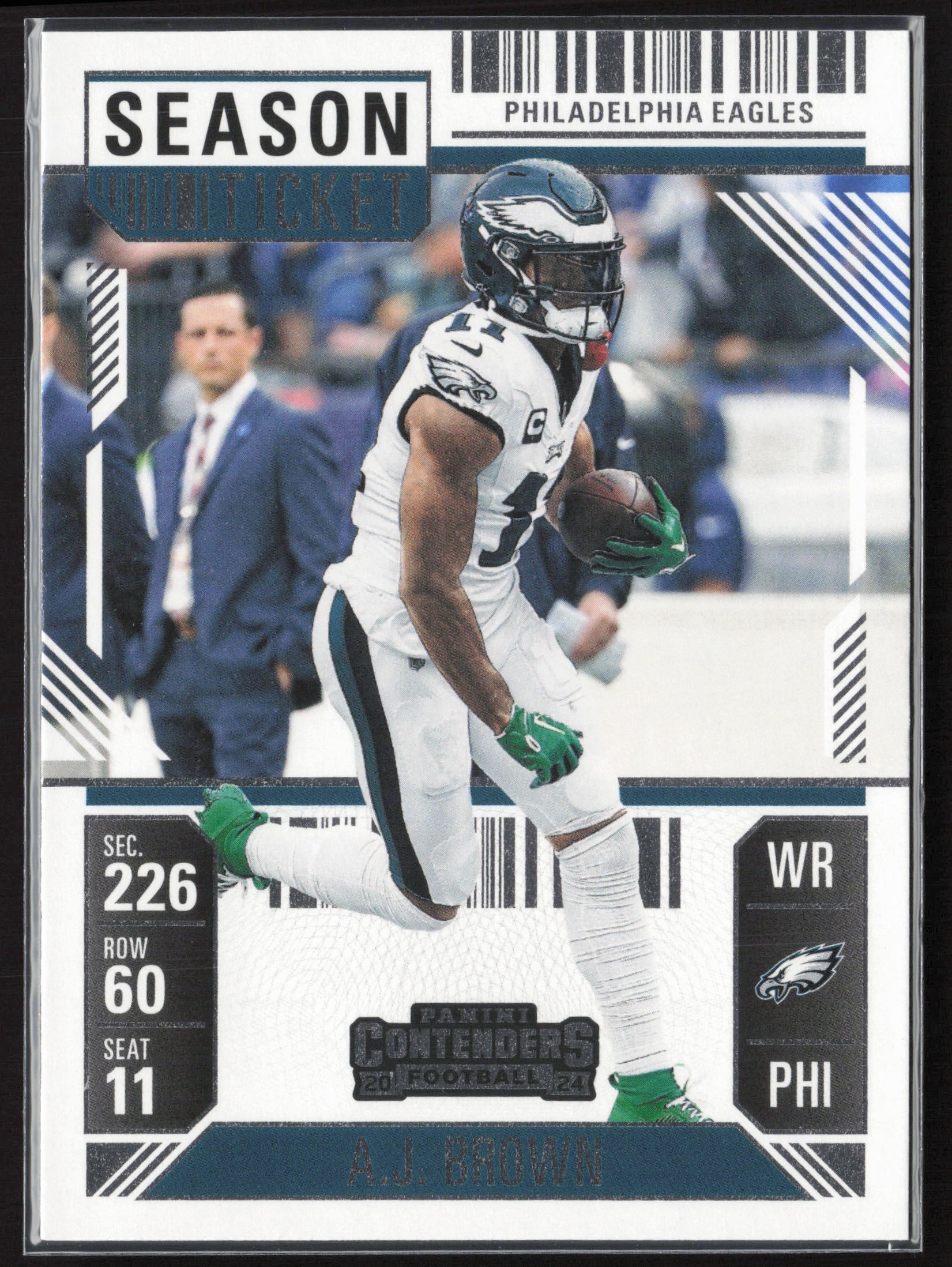 2024 Panini Contenders #81 A.J. Brown Season Ticket Retail