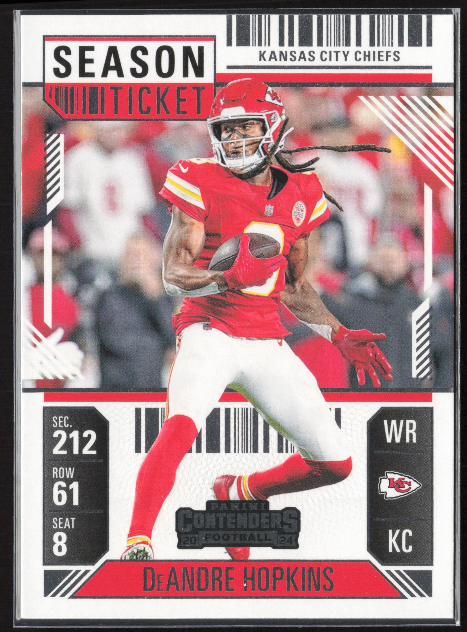 2024 Panini Contenders #97 DeAndre Hopkins Season Ticket Retail