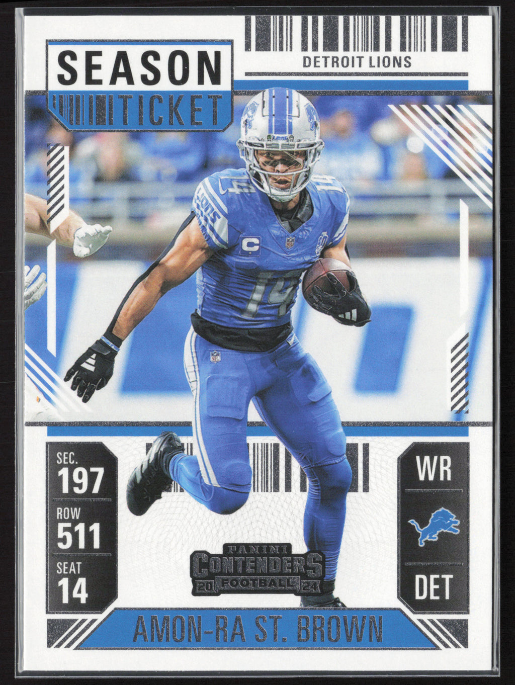 2024 Panini Contenders #33 Amon-Ra St. Brown Season Ticket Retail