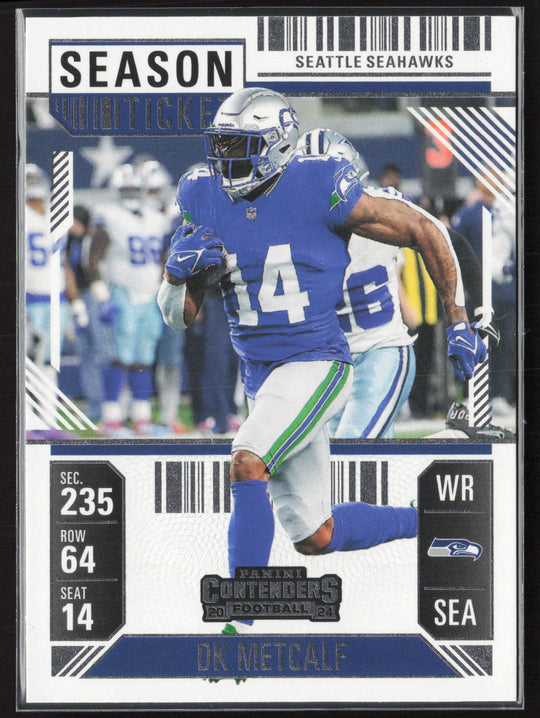 2024 Panini Contenders #91 DK Metcalf Season Ticket Retail