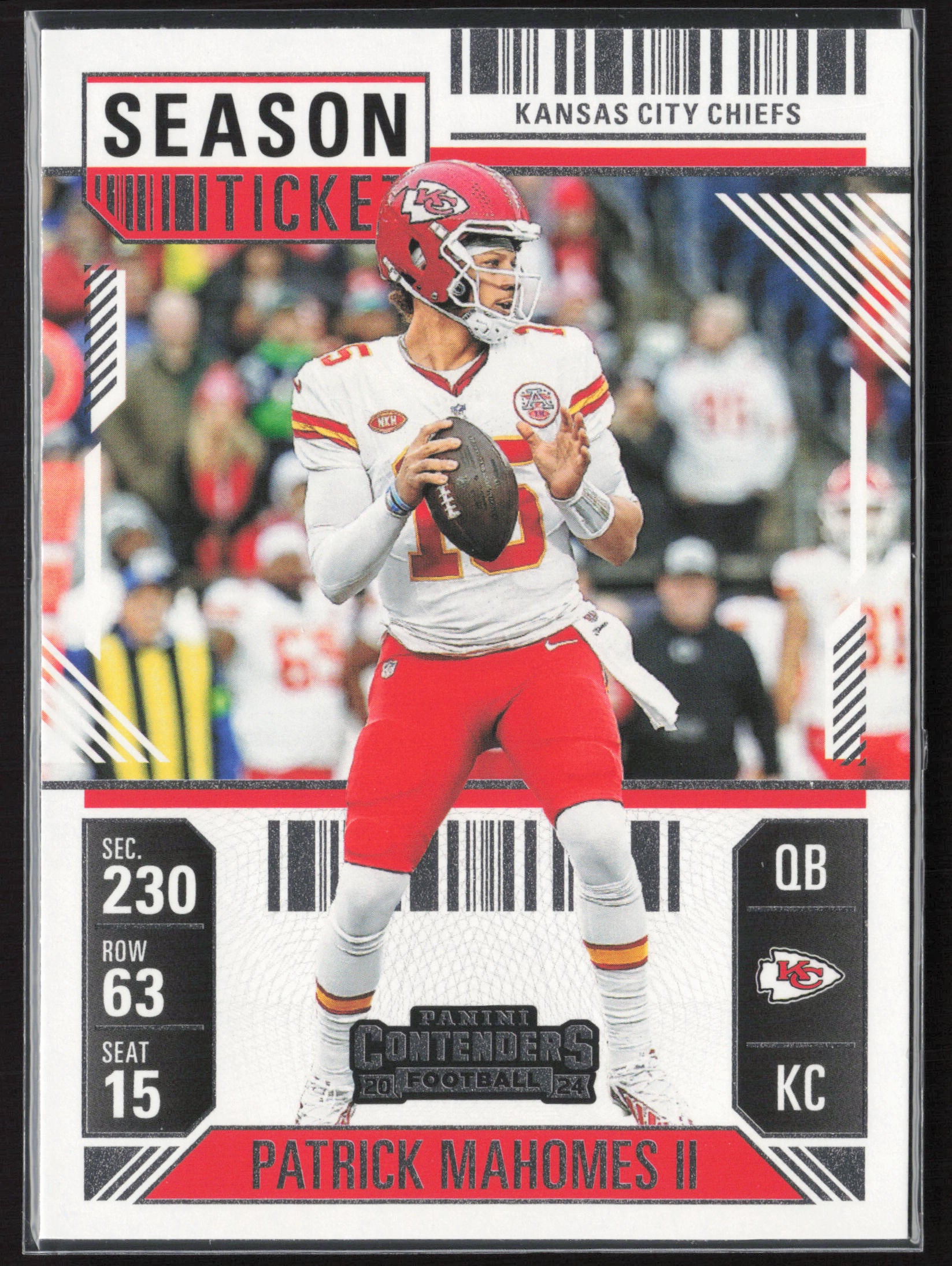 2024 Panini Contenders #50 Patrick Mahomes II Season Ticket Retail