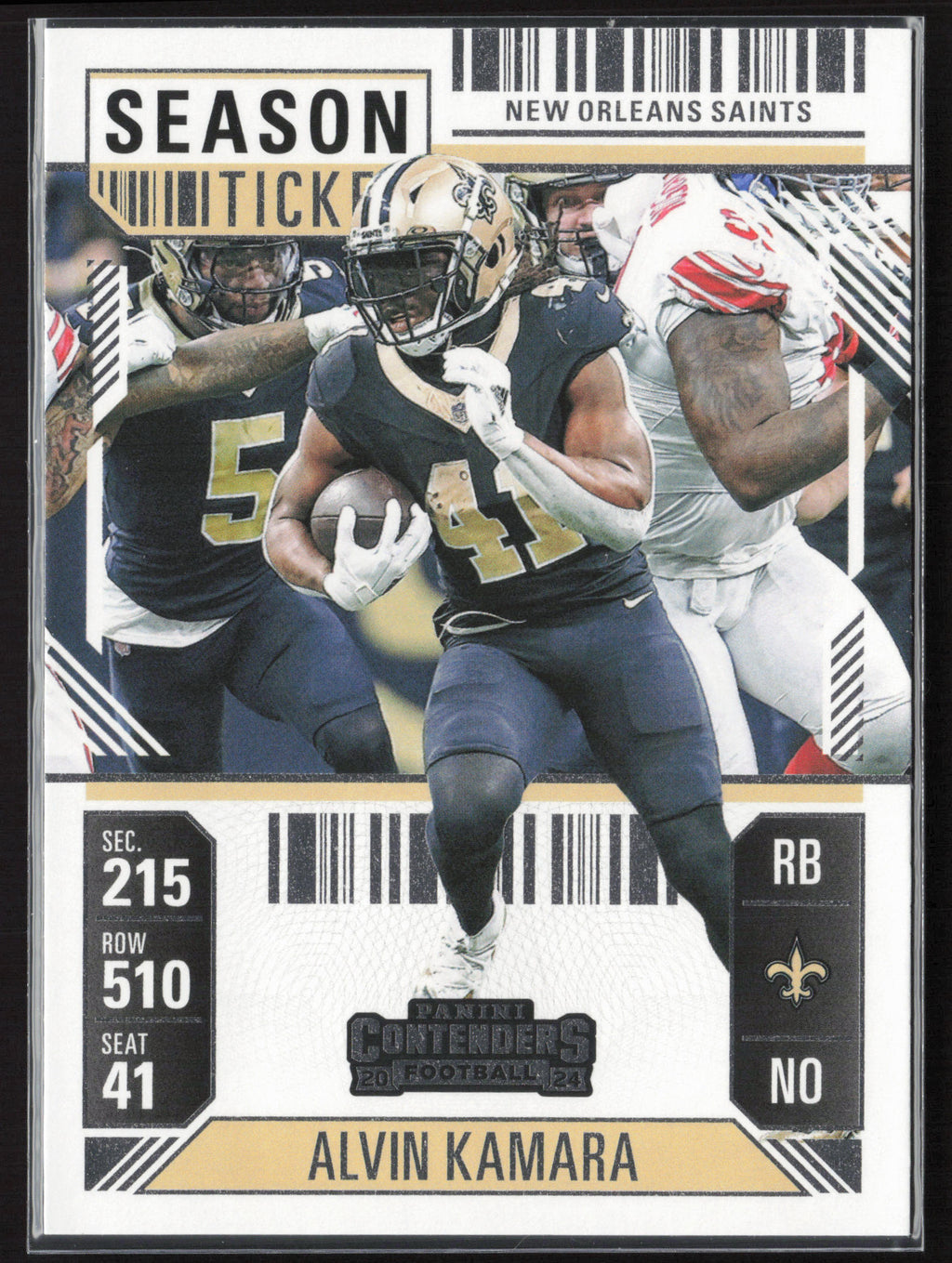2024 Panini Contenders #71 Alvin Kamara Season Ticket Retail
