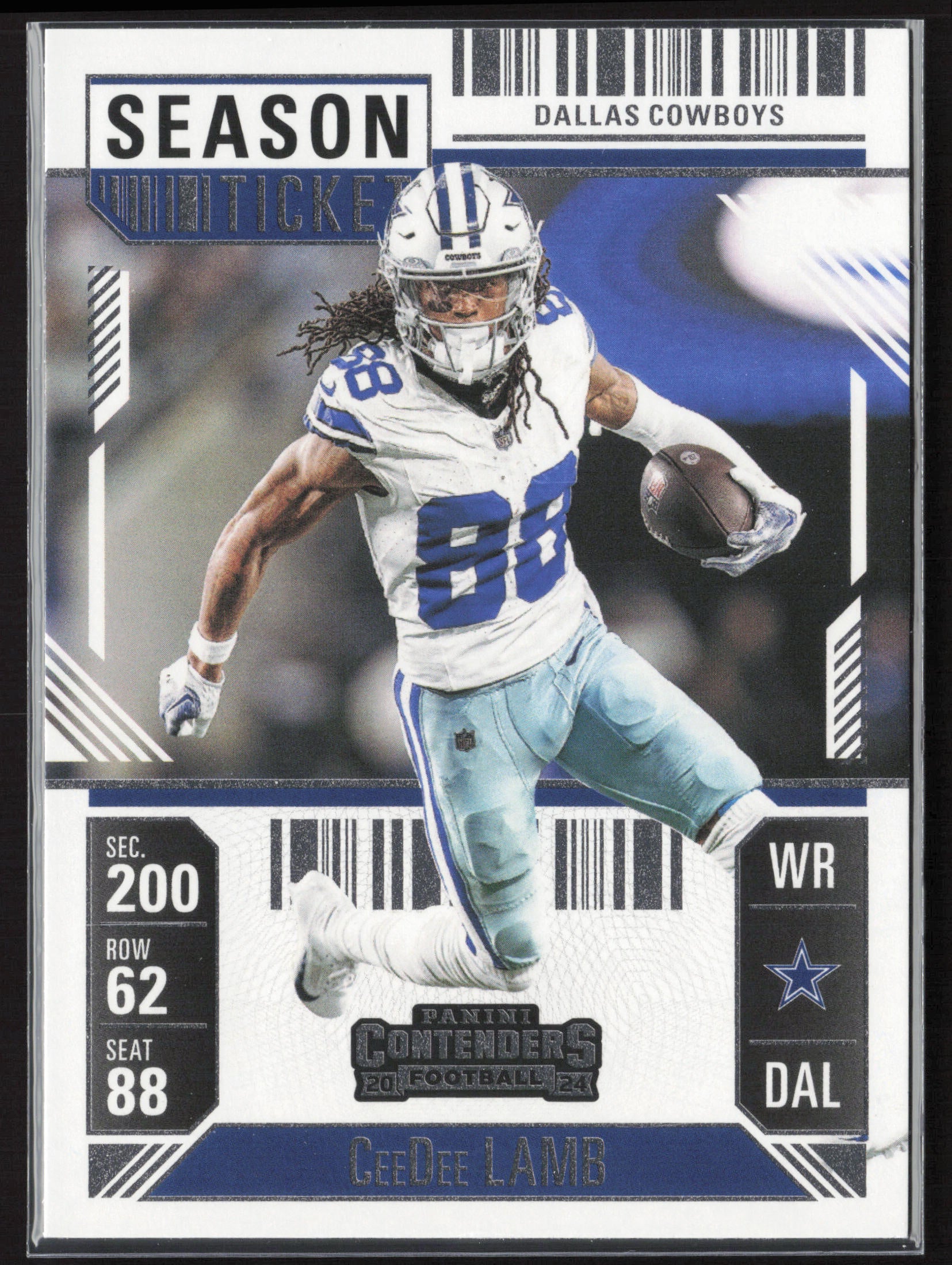 2024 Panini Contenders #26 CeeDee Lamb Season Ticket Retail