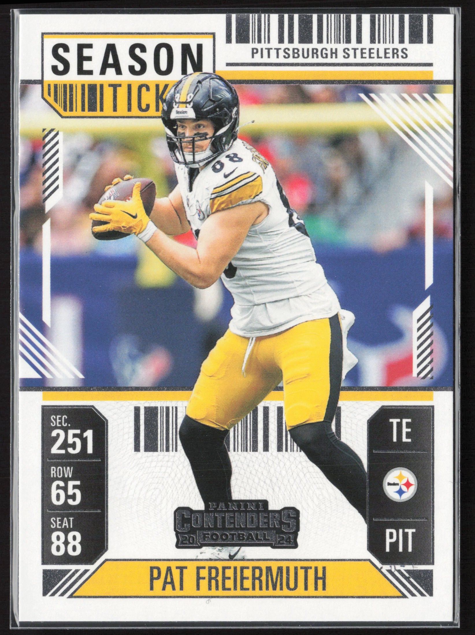 2024 Panini Contenders #84 Pat Freiermuth Season Ticket Retail