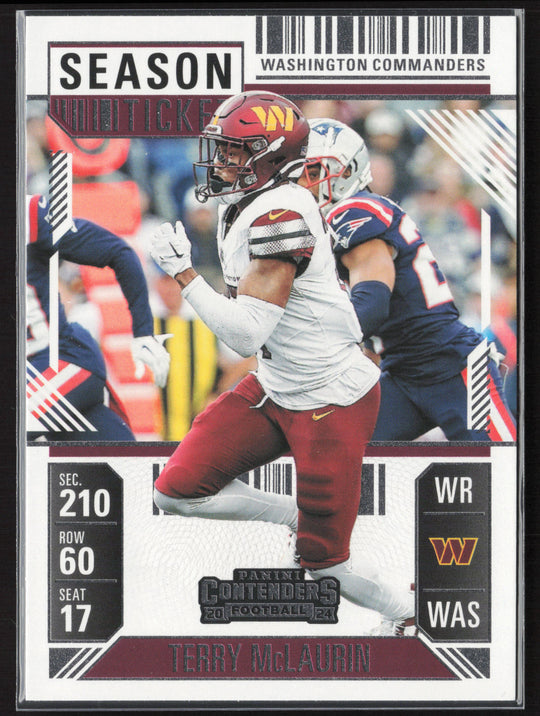 2024 Panini Contenders #99 Terry McLaurin Season Ticket Retail