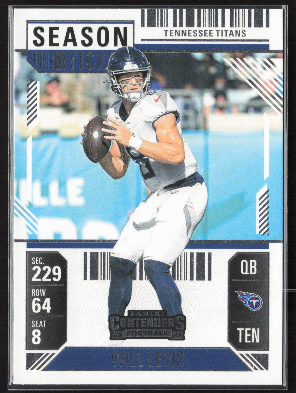 2024 Panini Contenders #95 Will Levis Season Ticket Retail