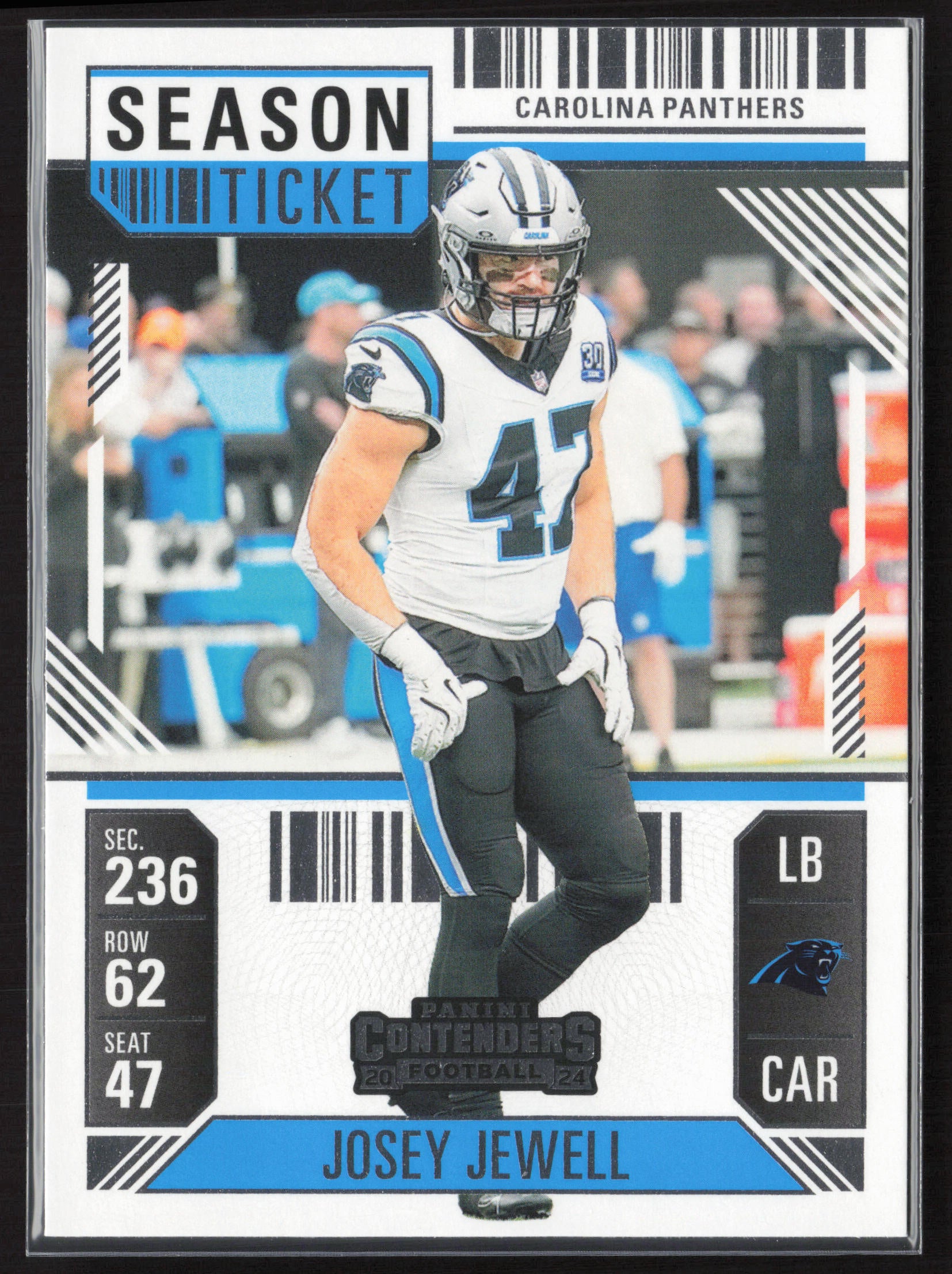 2024 Panini Contenders #13 Josey Jewell Season Ticket Retail
