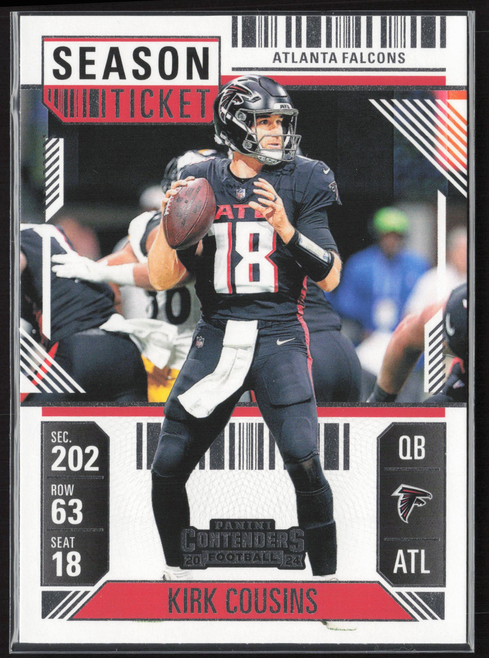 2024 Panini Contenders #4 Kirk Cousins Season Ticket Retail