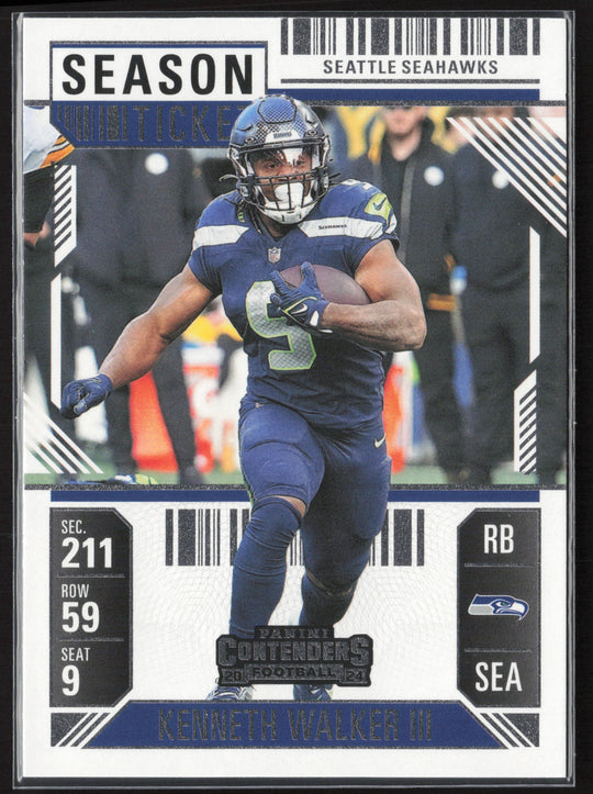 2024 Panini Contenders #89 Kenneth Walker III