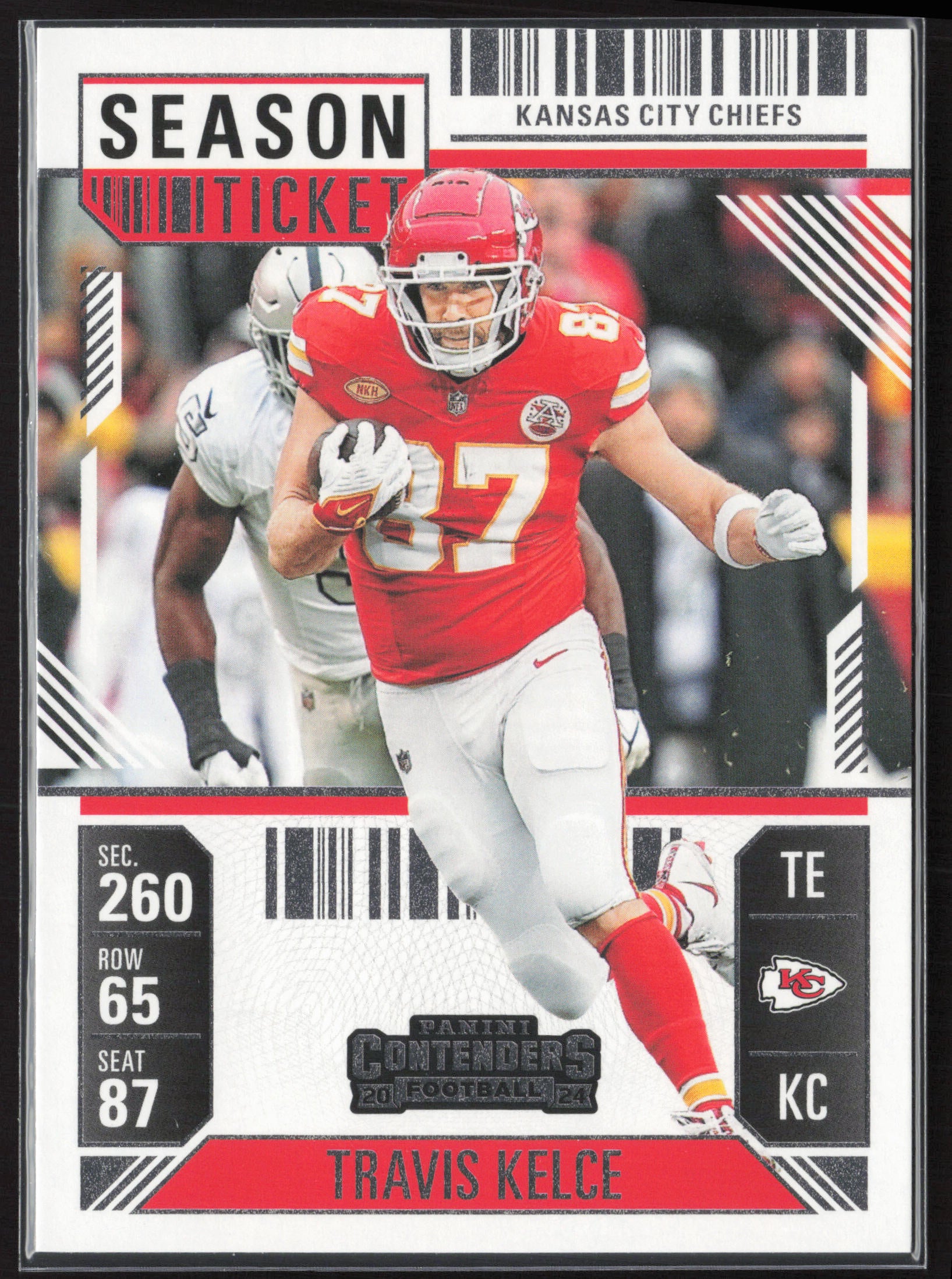 2024 Panini Contenders #48 Travis Kelce Season Ticket Retail