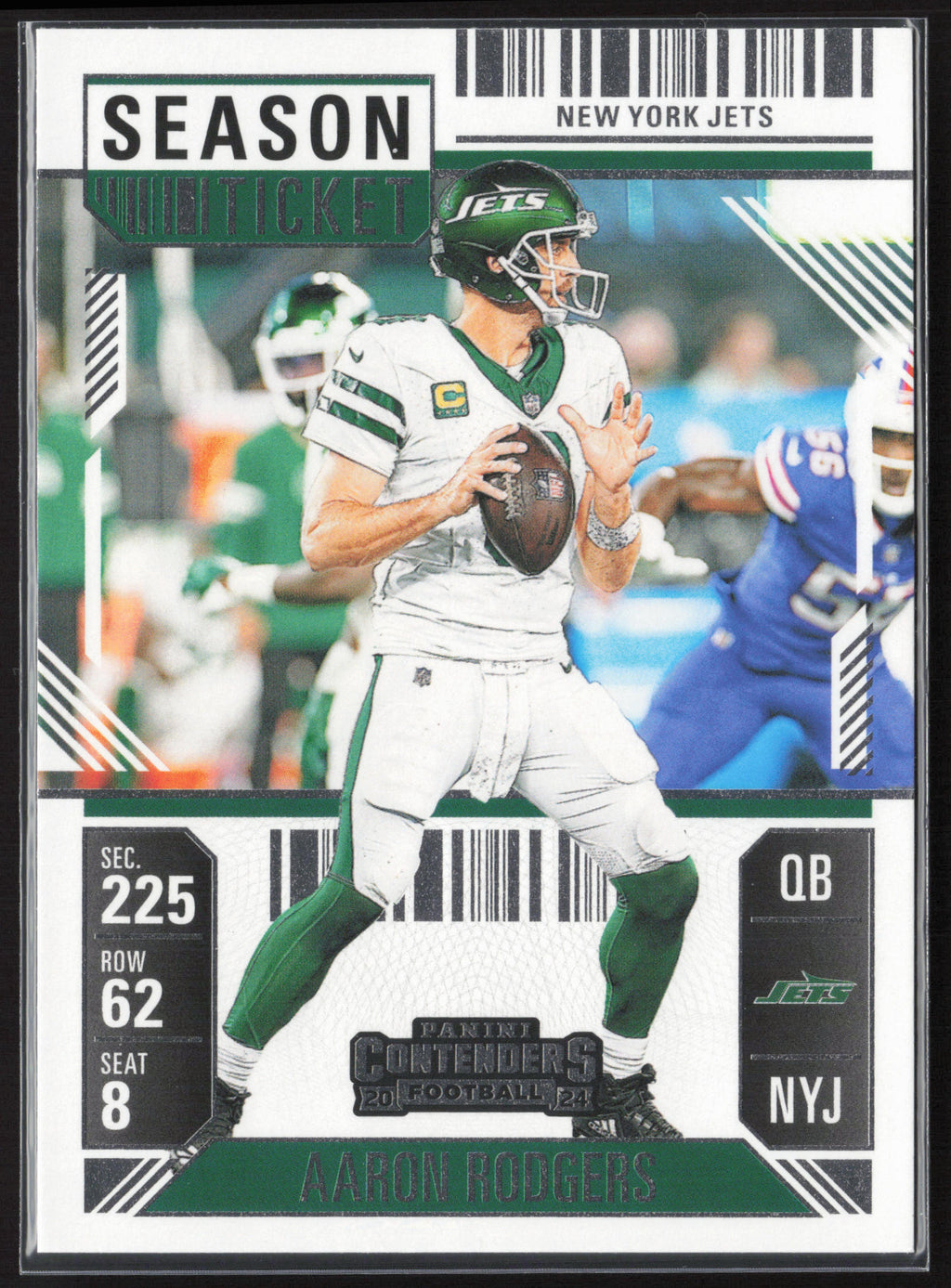 2024 Panini Contenders #78 Aaron Rodgers Season Ticket Retail