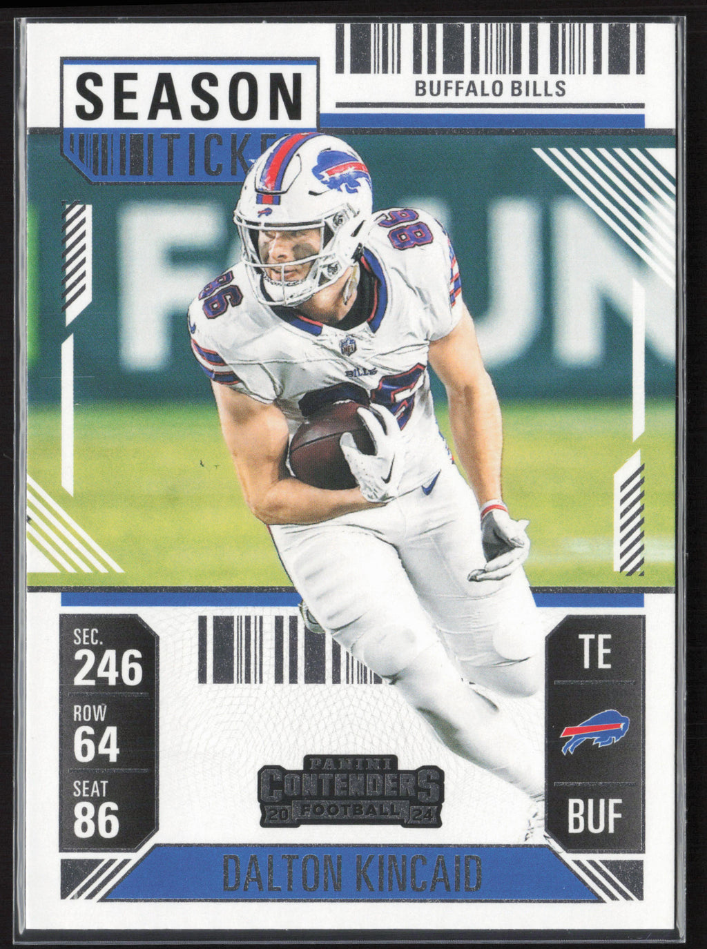 2024 Panini Contenders #12 Dalton Kincaid Season Ticket Retail