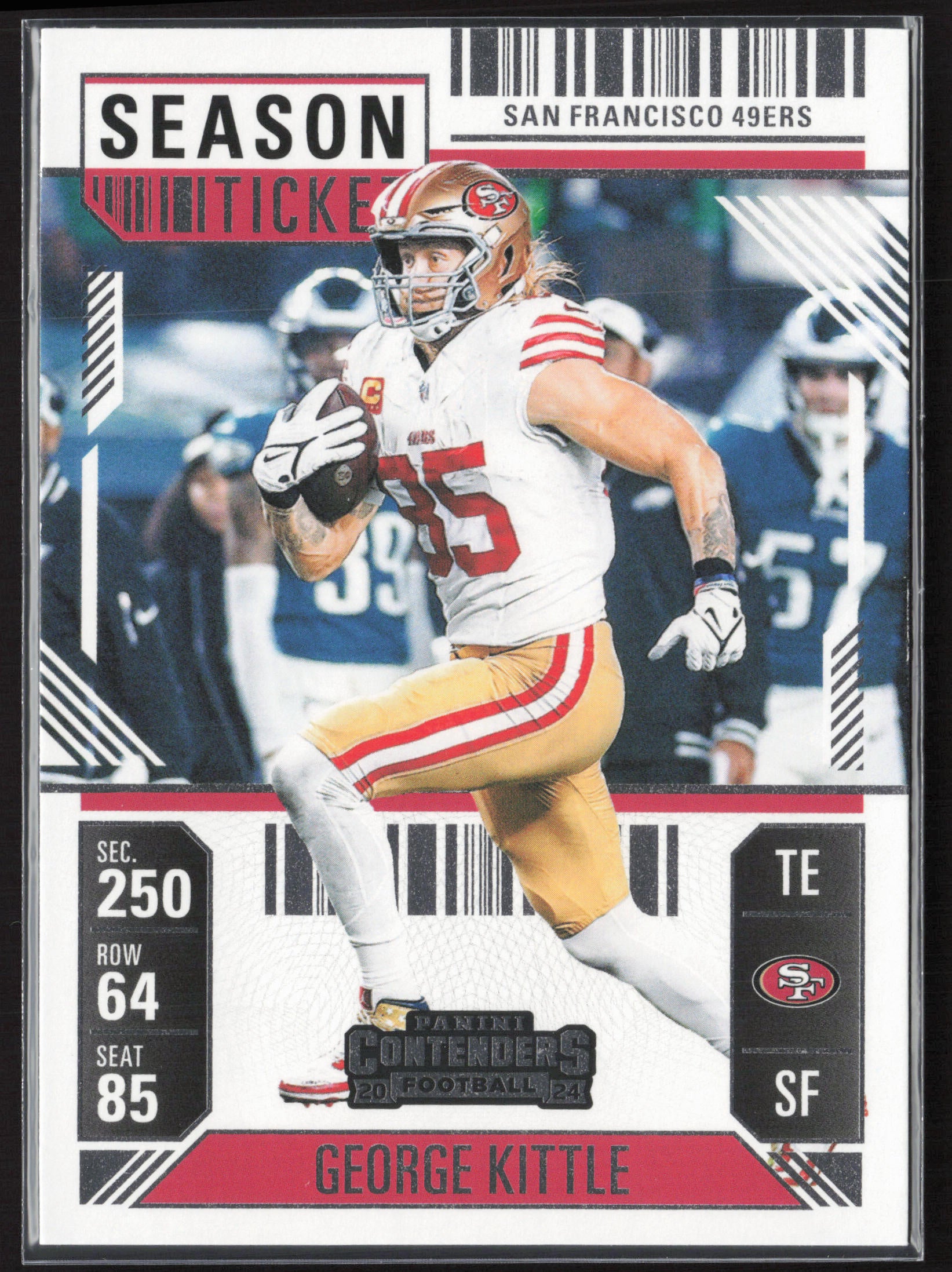 2024 Panini Contenders #85 George Kittle Season Ticket Retail