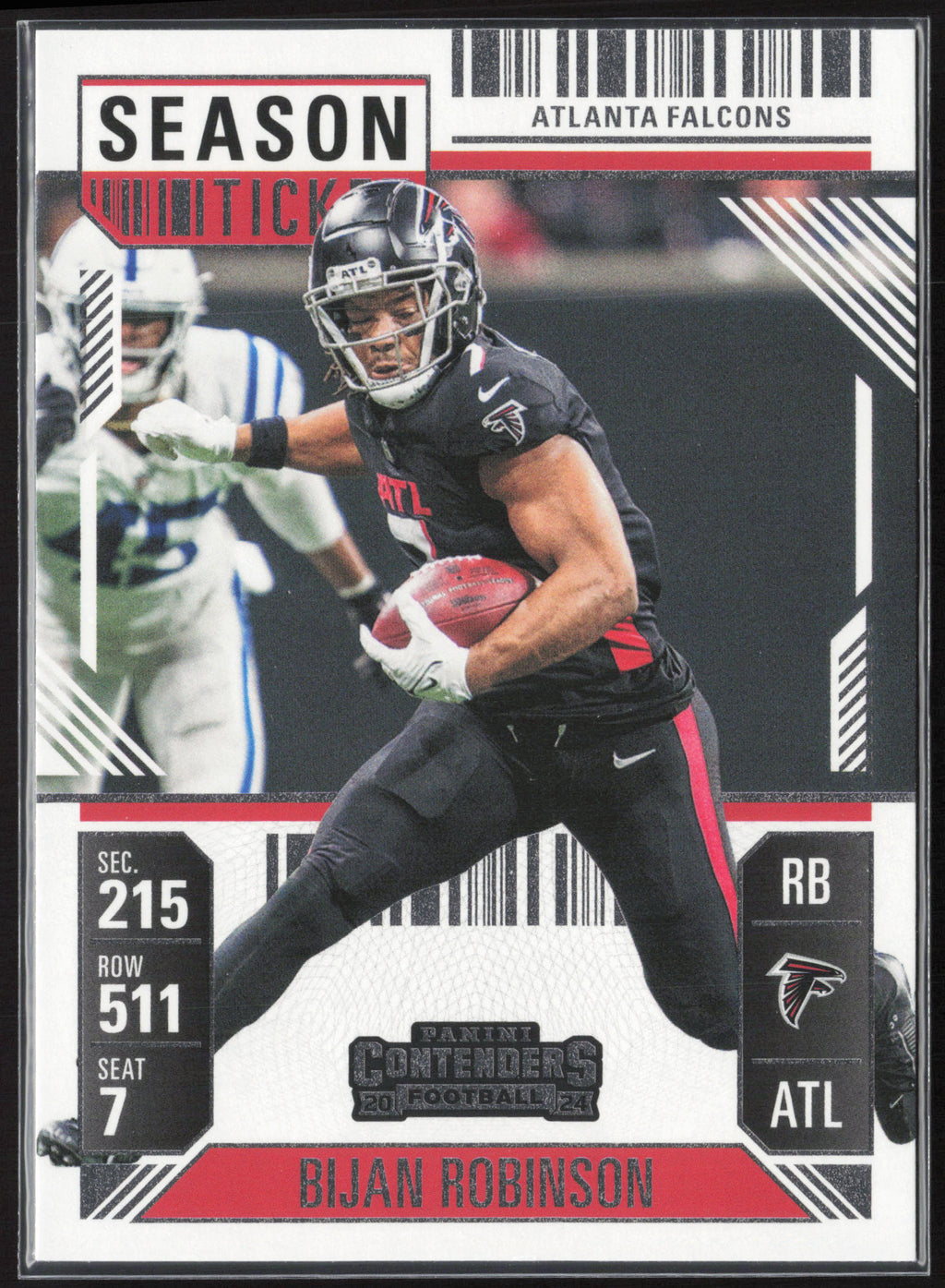 2024 Panini Contenders #6 Bijan Robinson Season Ticket Retail