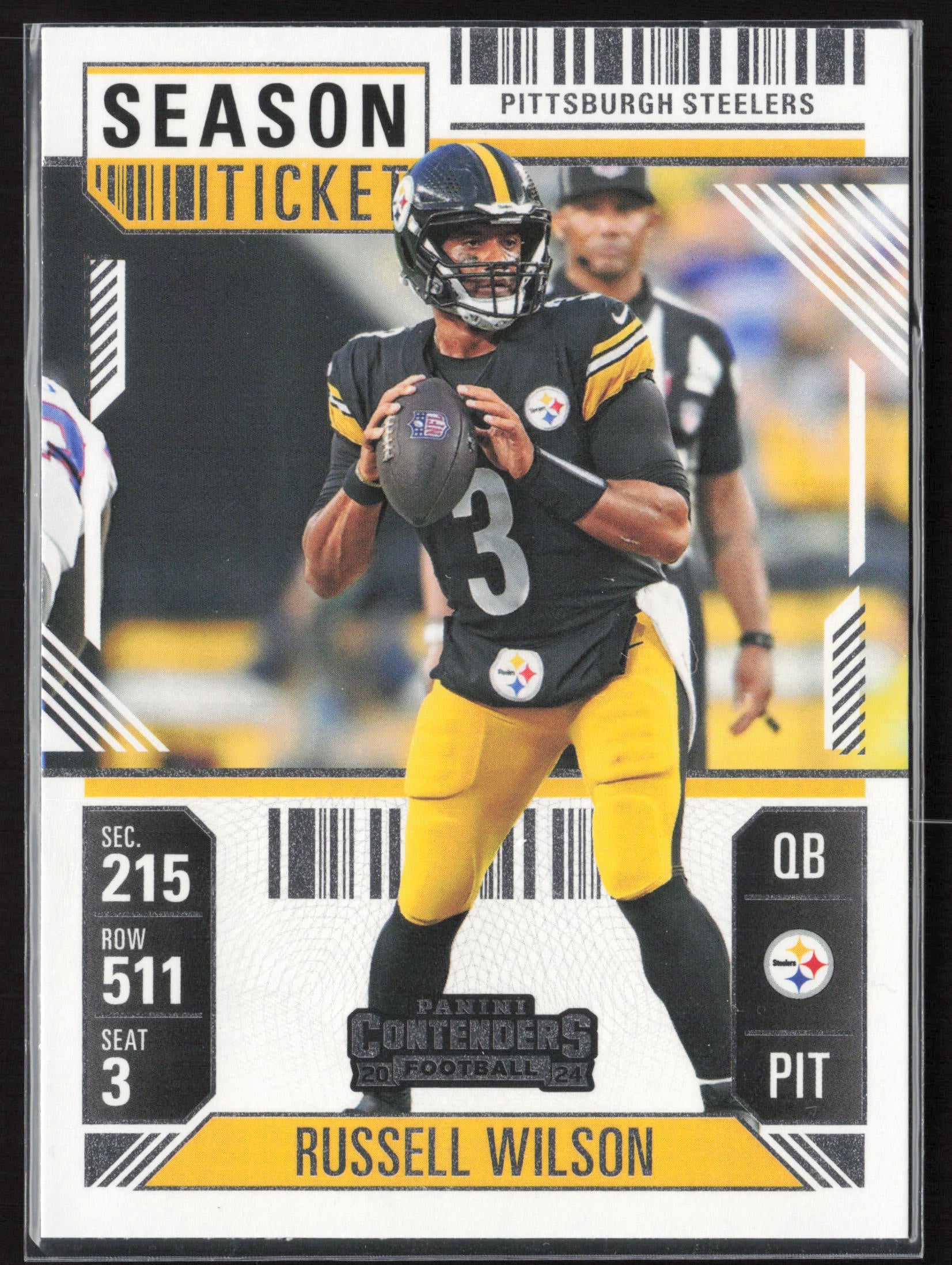 2024 Panini Contenders #82 Russell Wilson Season Ticket Retail