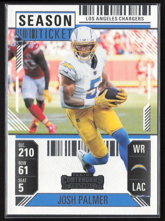 2024 Panini Contenders #56 Josh Palmer Season Ticket Retail