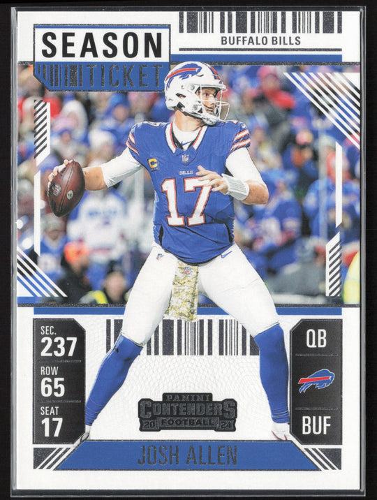 2024 Panini Contenders #11 Josh Allen Season Ticket Retail