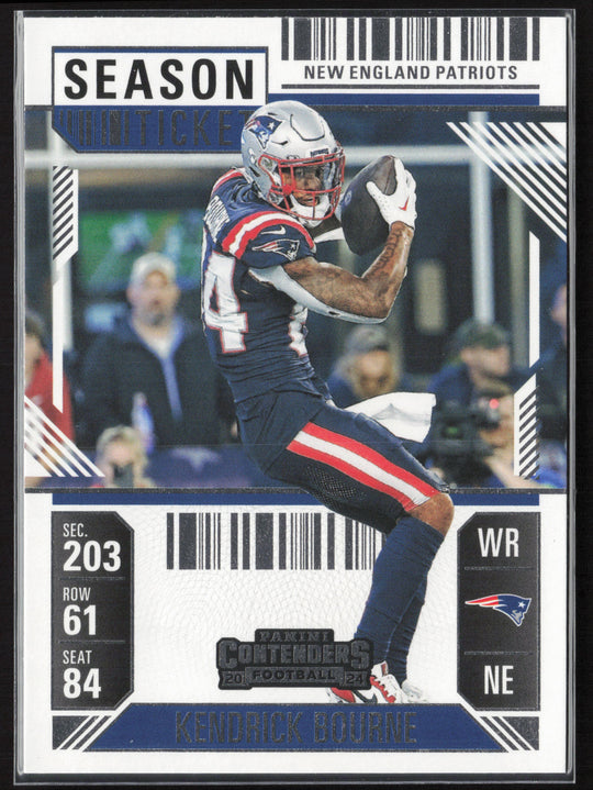 2024 Panini Contenders #69 Kendrick Bourne Season Ticket Retail