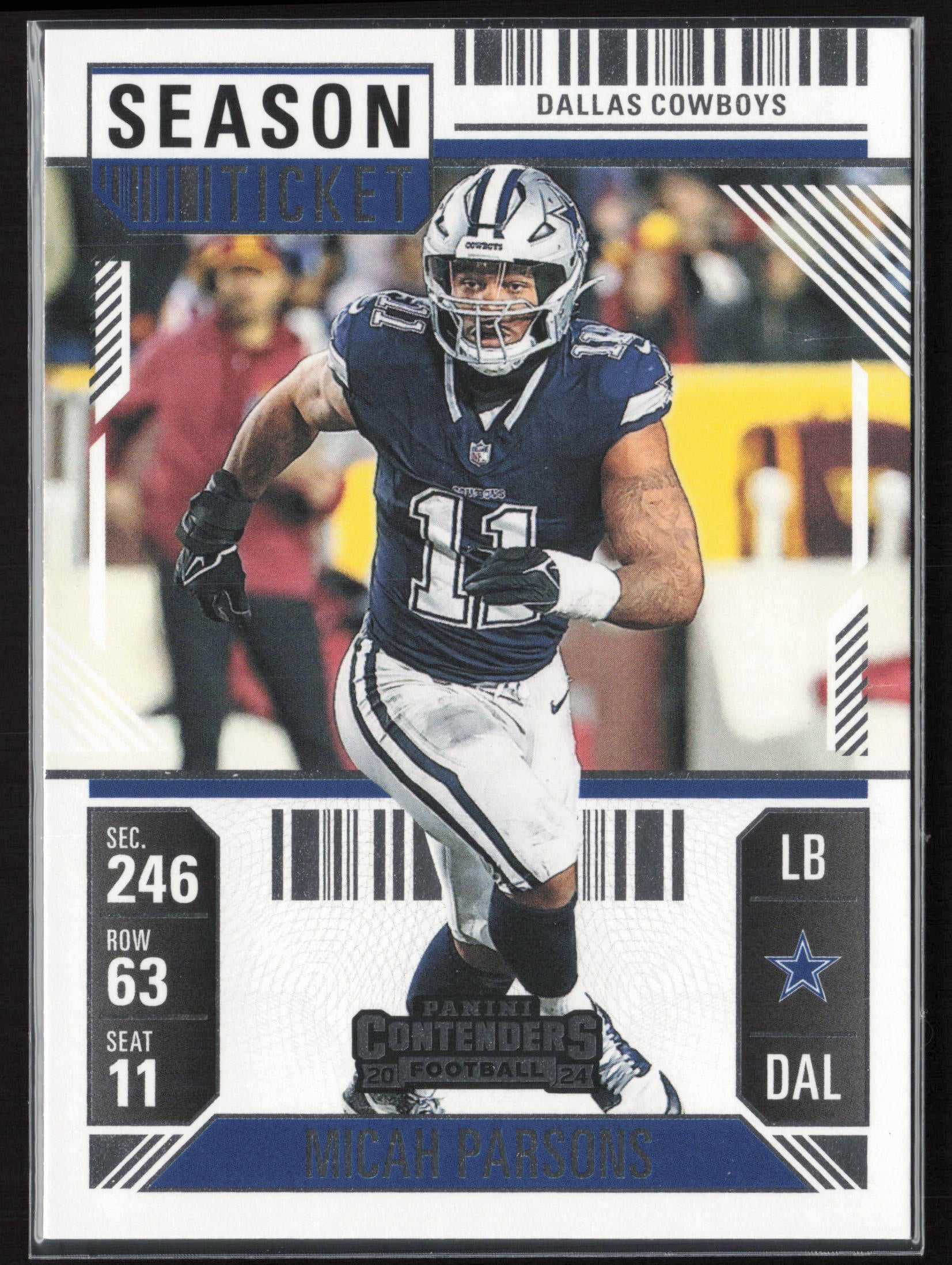 2024 Panini Contenders #27 Micah Parsons Season Ticket Retail