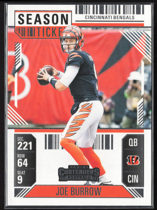 2024 Panini Contenders #20 Joe Burrow Season Ticket Retail