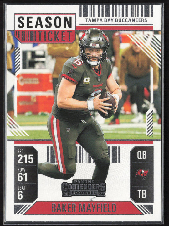 2024 Panini Contenders #92 Baker Mayfield Season Ticket Retail