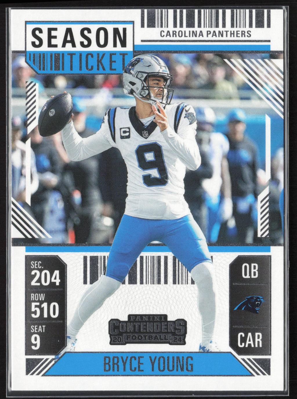 2024 Panini Contenders #14 Bryce Young Season Ticket Retail