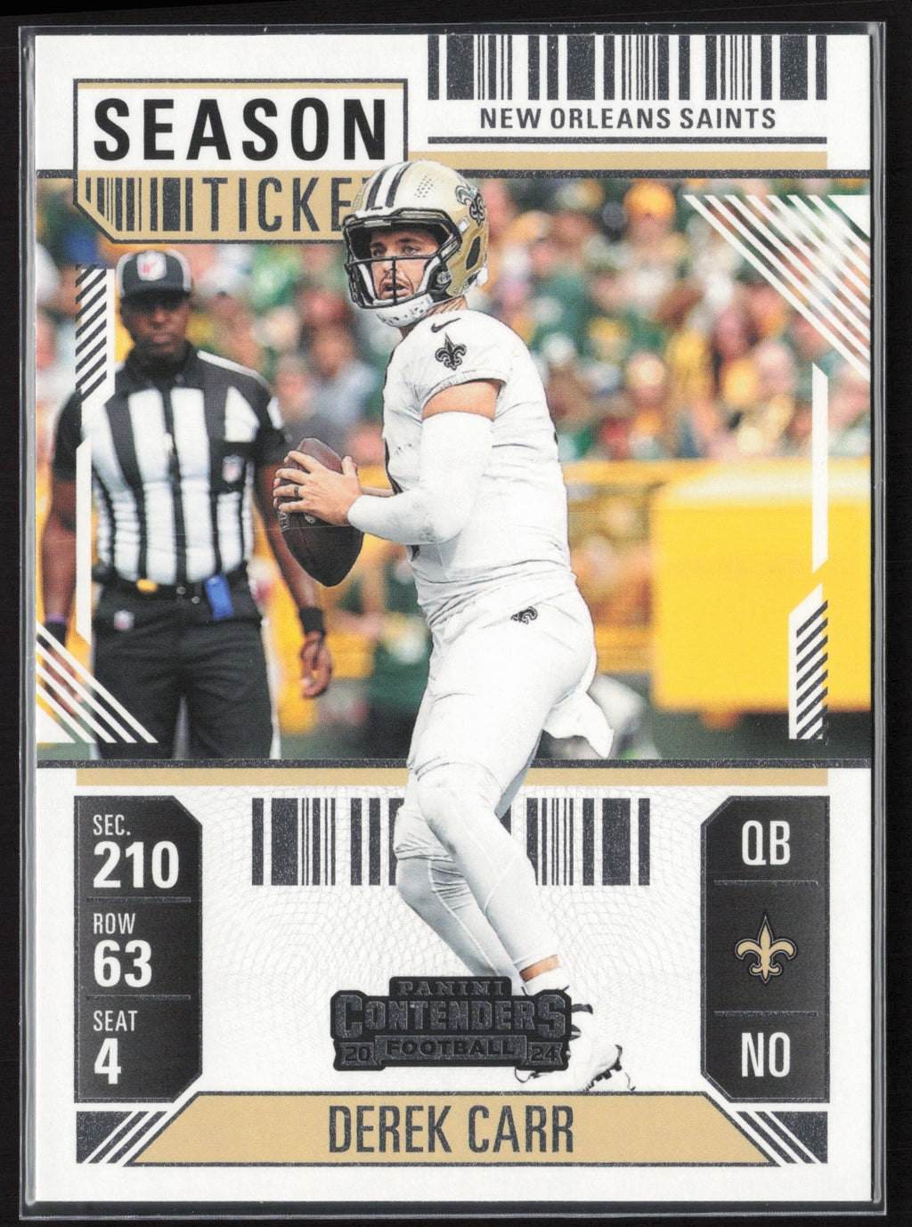 2024 Panini Contenders #72 Derek Carr Season Ticket Retail