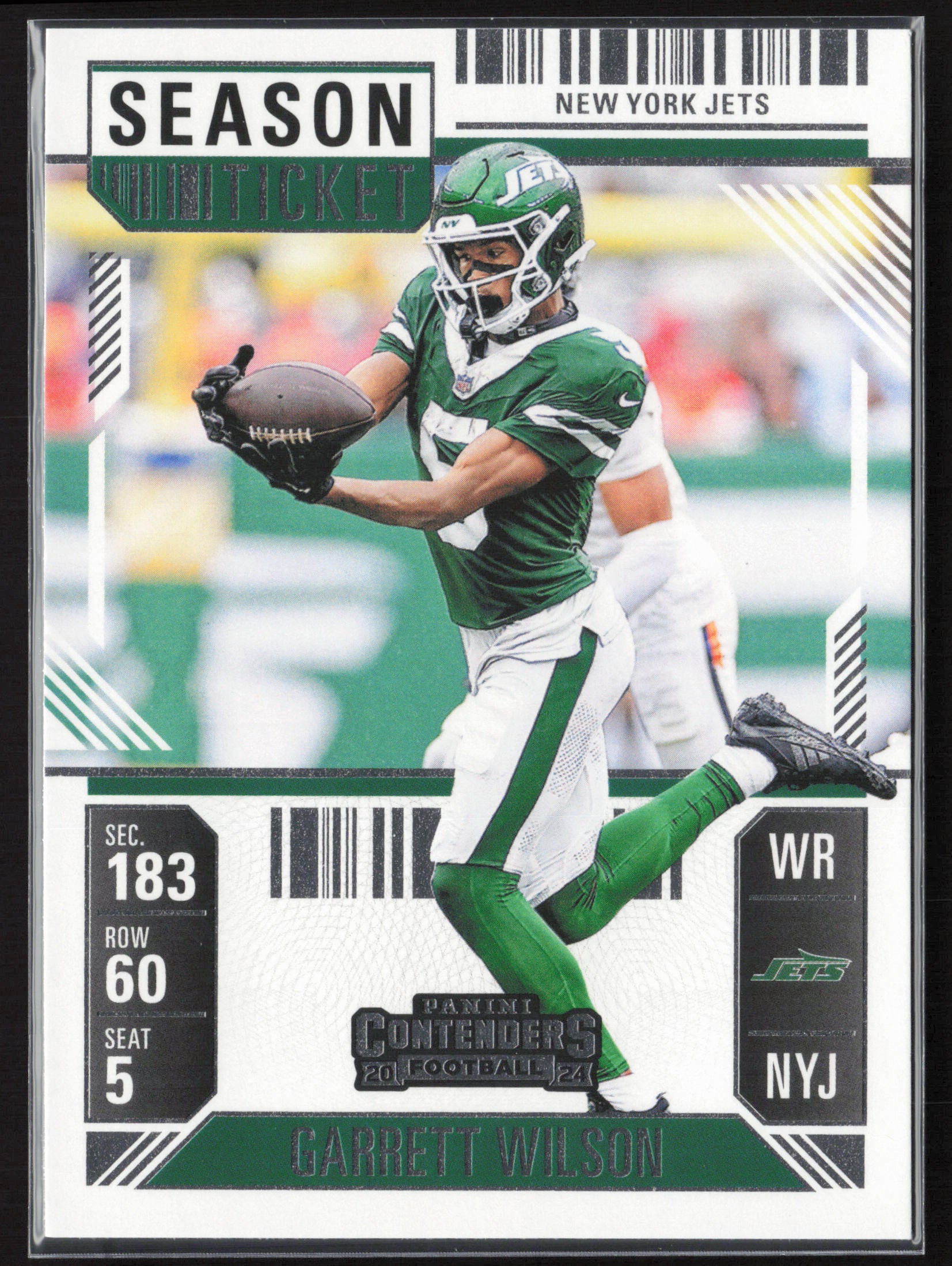 2024 Panini Contenders #77 Garrett Wilson Season Ticket Retail