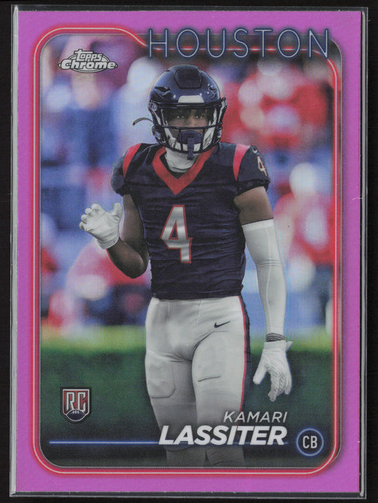 2024 Topps Chrome #245 Kamari Lassiter Pink Refractor