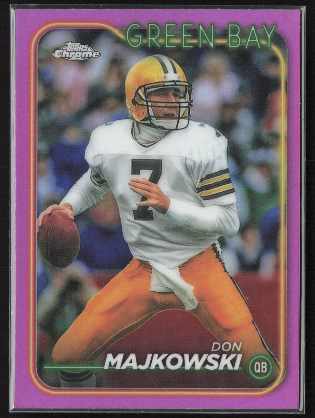 2024 Topps Chrome #77 Don Majkowski Pink Refractor