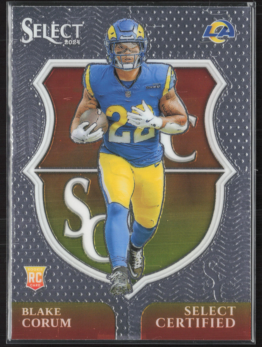 2024 Panini Select #25 Blake Corum Select Certified Rookies