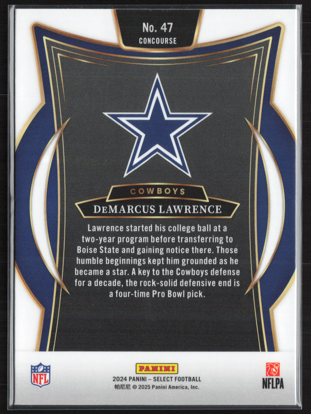 2024 Panini Select #47 DeMarcus Lawrence