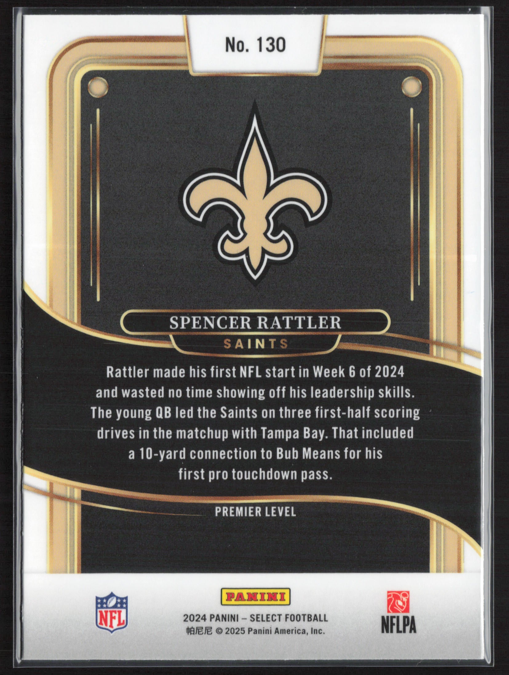 2024 Panini Select #130 Spencer Rattler
