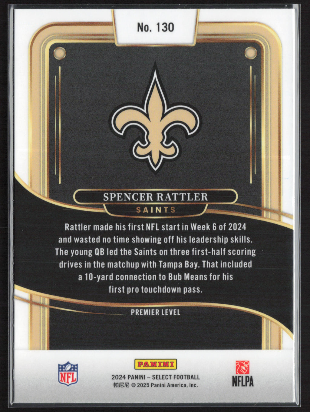 2024 Panini Select #130 Spencer Rattler
