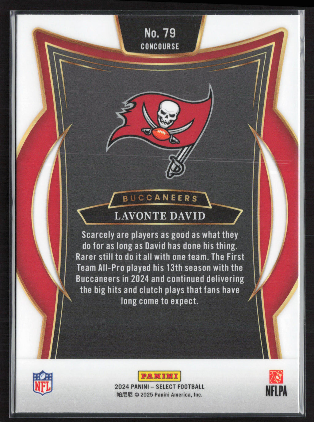 2024 Panini Select #79 Lavonte David
