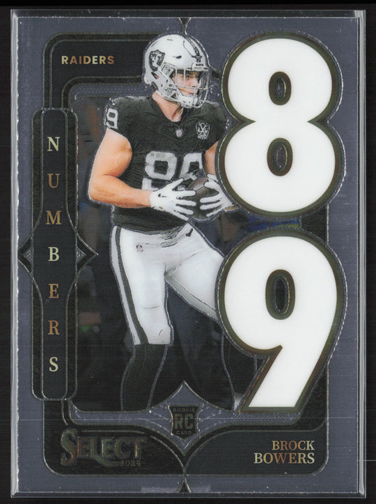 2024 Panini Select #12 Brock Bowers Select Numbers