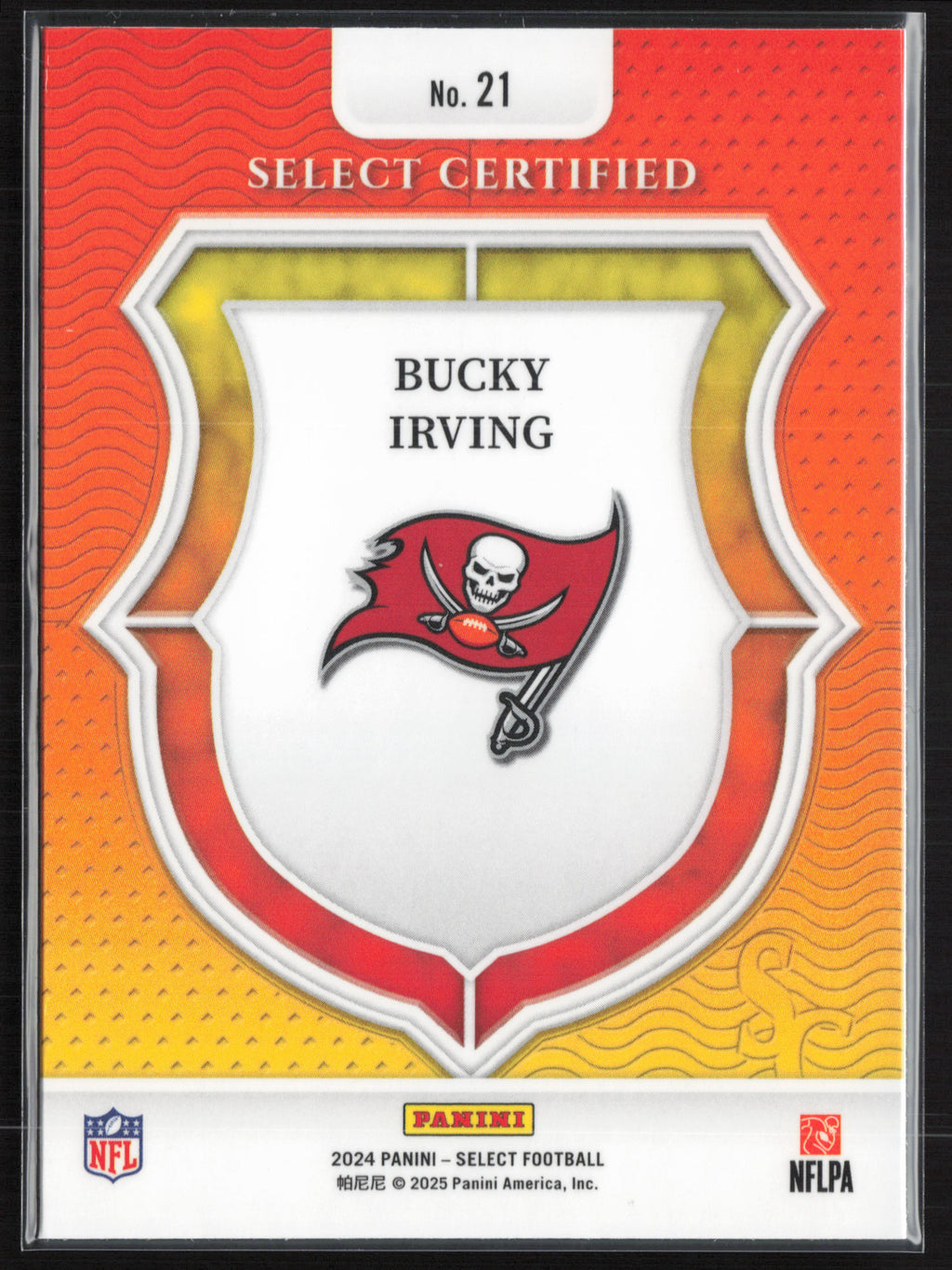 2024 Panini Select #21 Bucky Irving Select Certified Rookies