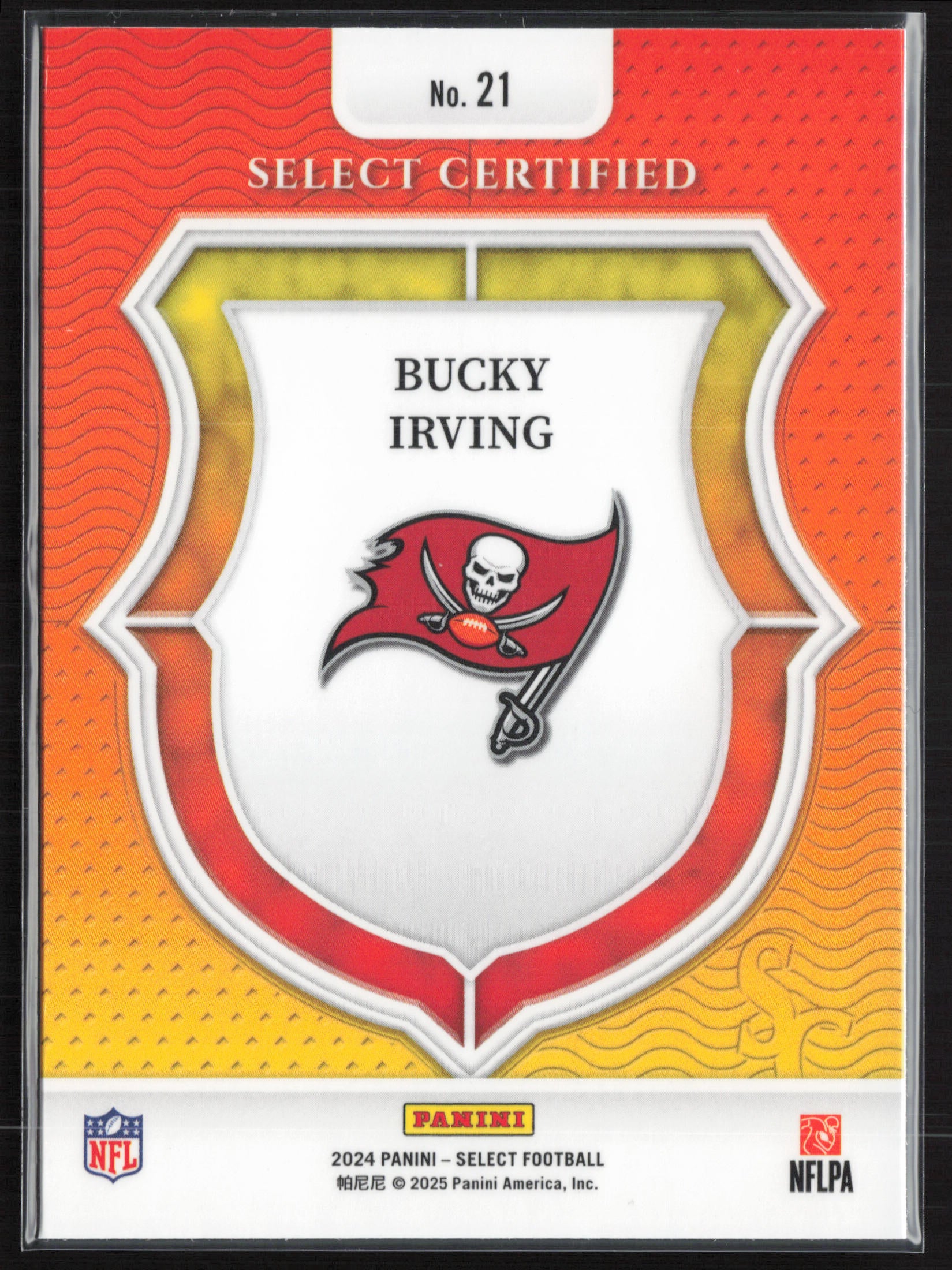 2024 Panini Select #21 Bucky Irving Select Certified Rookies