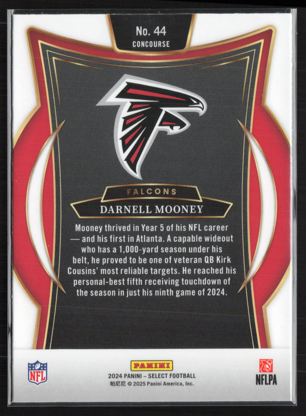 2024 Panini Select #44 Darnell Mooney