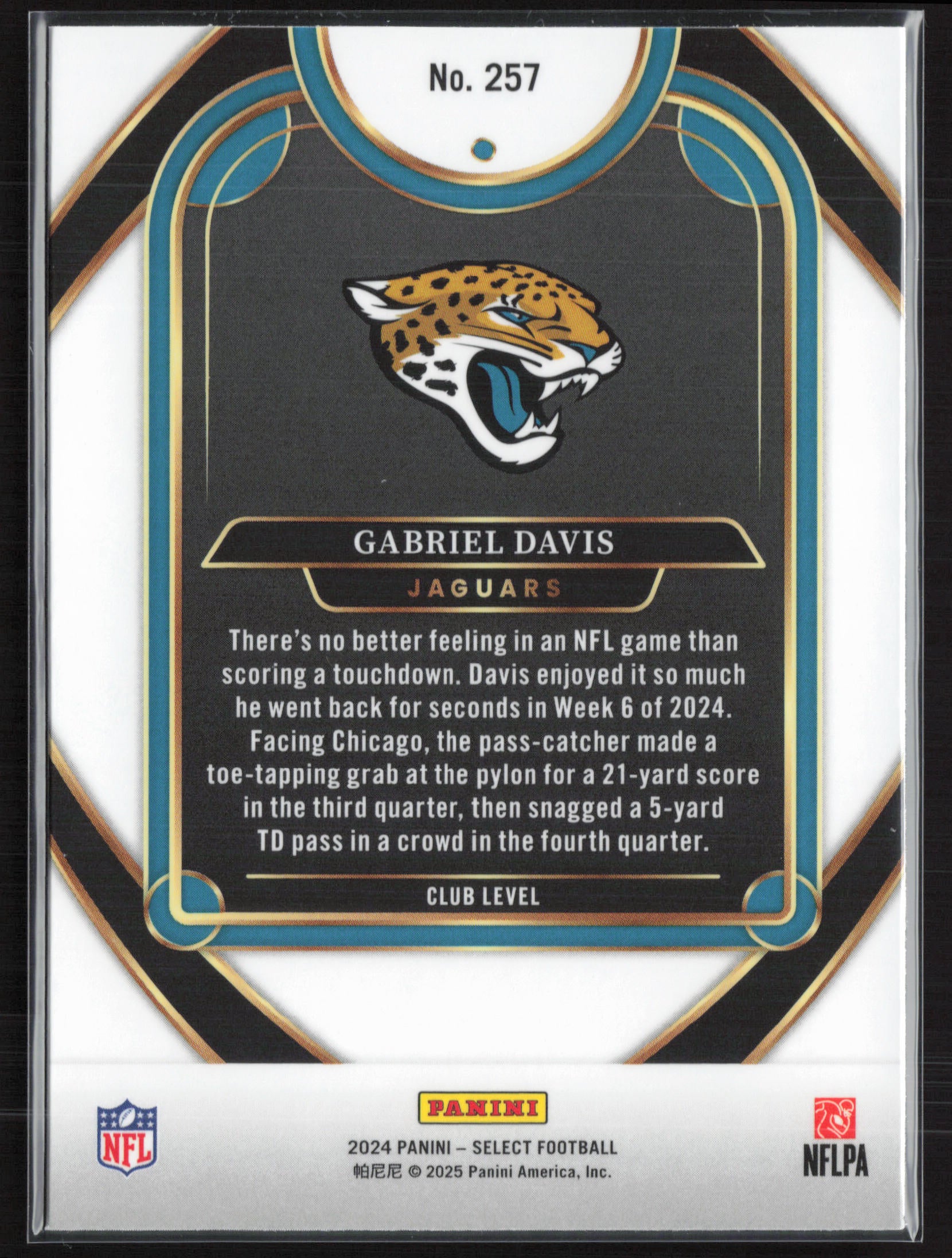 2024 Panini Select #257 Gabriel Davis