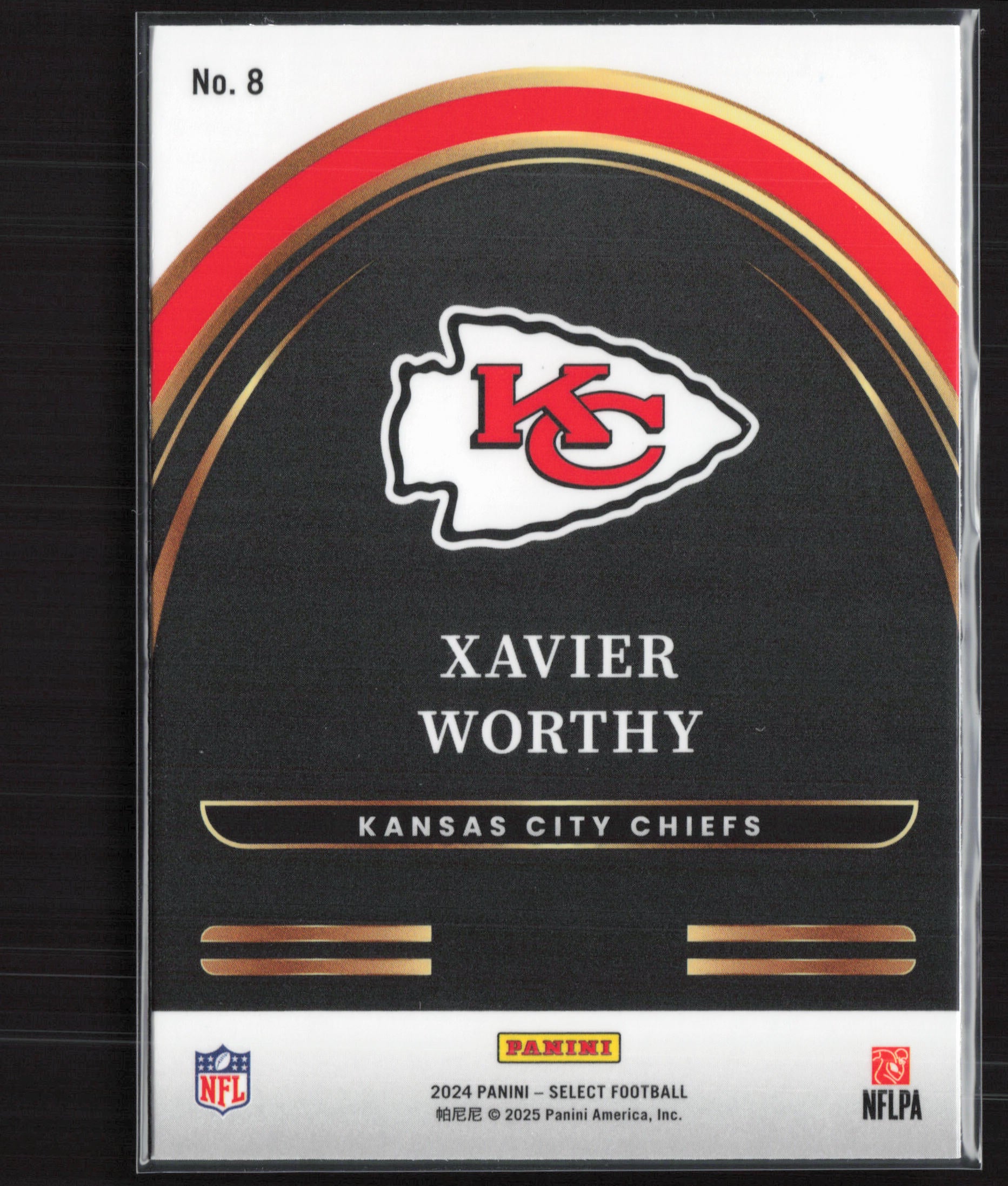 2024 Panini Select #8 Xavier Worthy Select Future