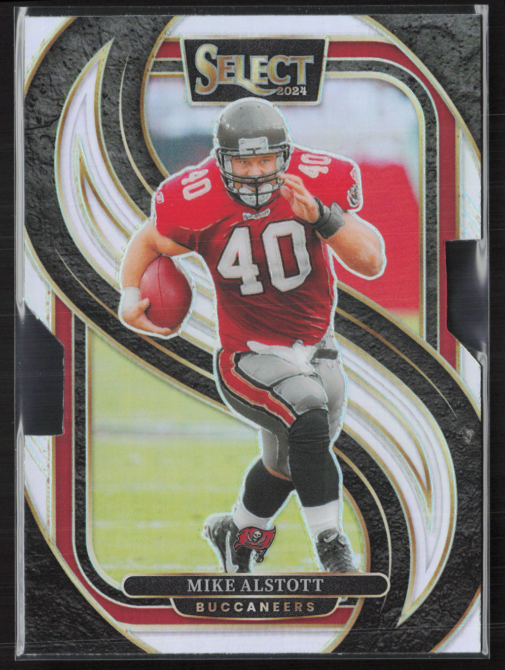 2024 Panini Select #183 Mike Alstott Silver Prizm Die Cut