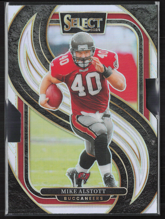 2024 Panini Select #183 Mike Alstott Silver Prizm Die Cut
