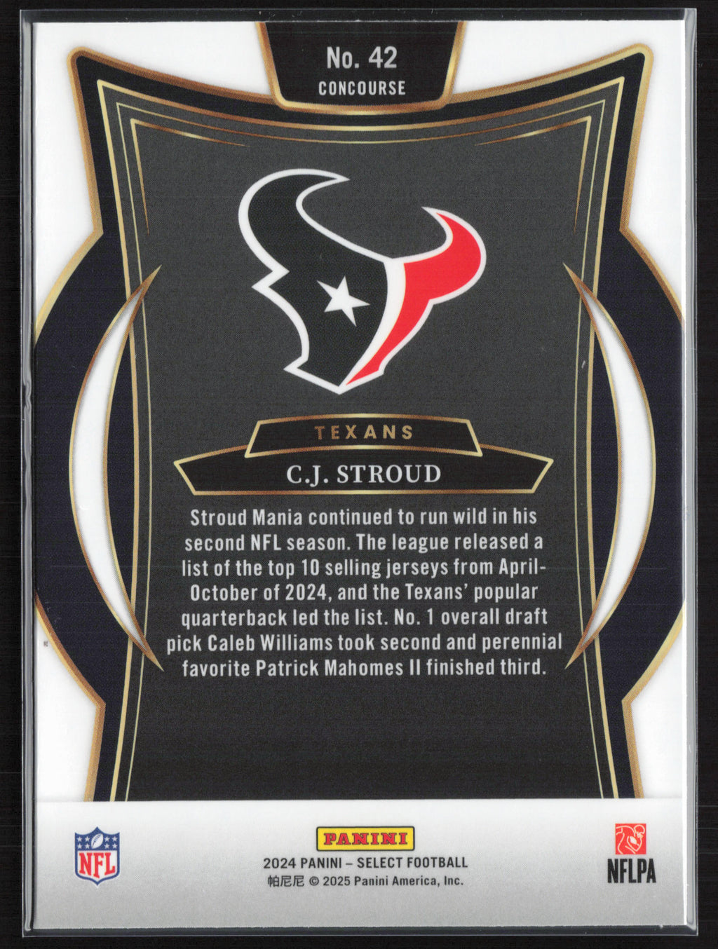 2024 Panini Select #42 C.J. Stroud