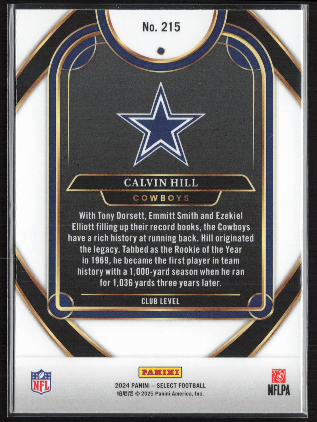 2024 Panini Select #215 Calvin Hill