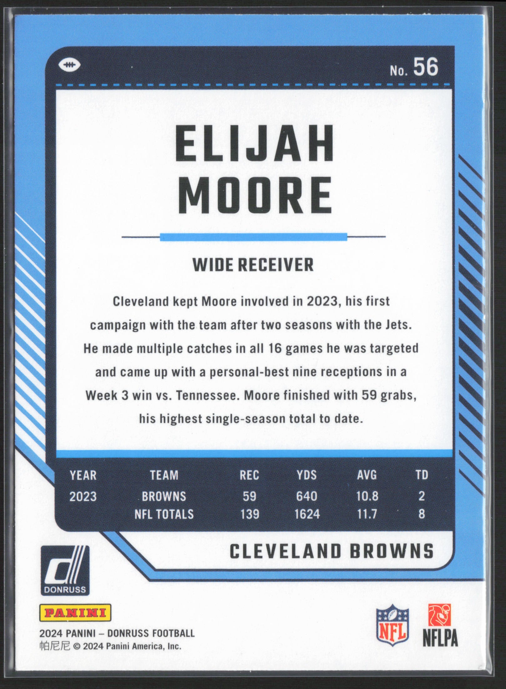 2024 Donruss #56 Elijah Moore