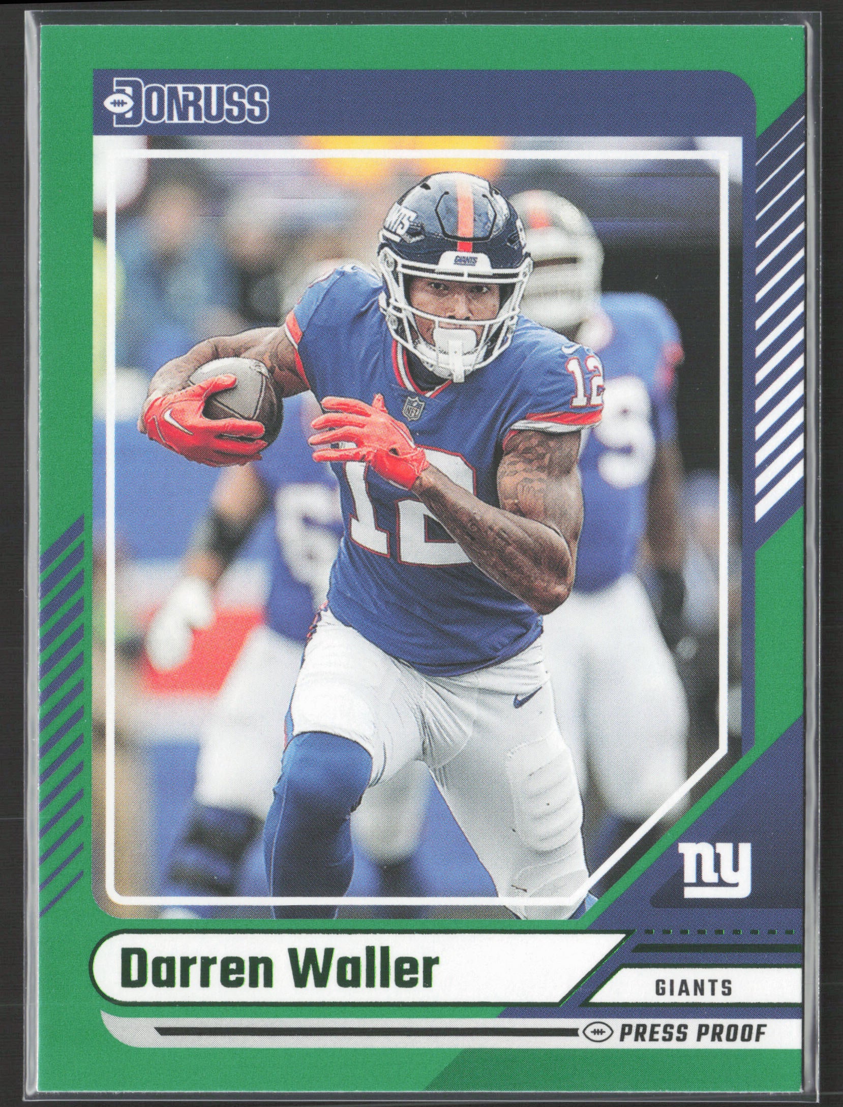 2024 Donruss #122 Darren Waller Press Proof Green