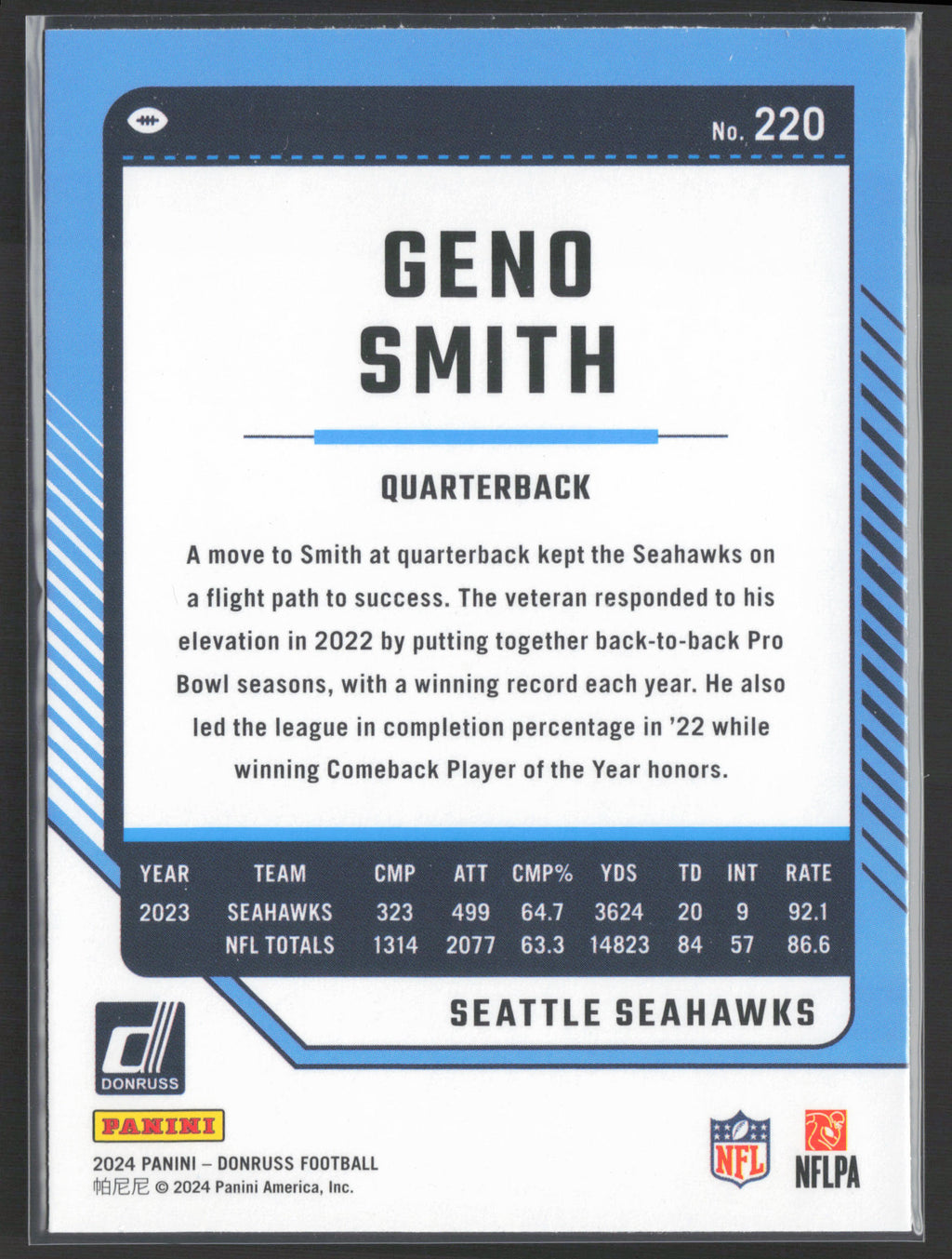 2024 Donruss #220 Geno Smith